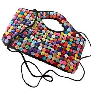 K.C. Malhan Vintage Button Purse